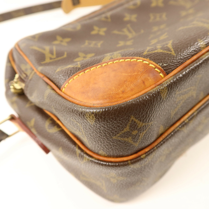 LOUIS VUITTON Monogram Nile金扣肩背袋-13