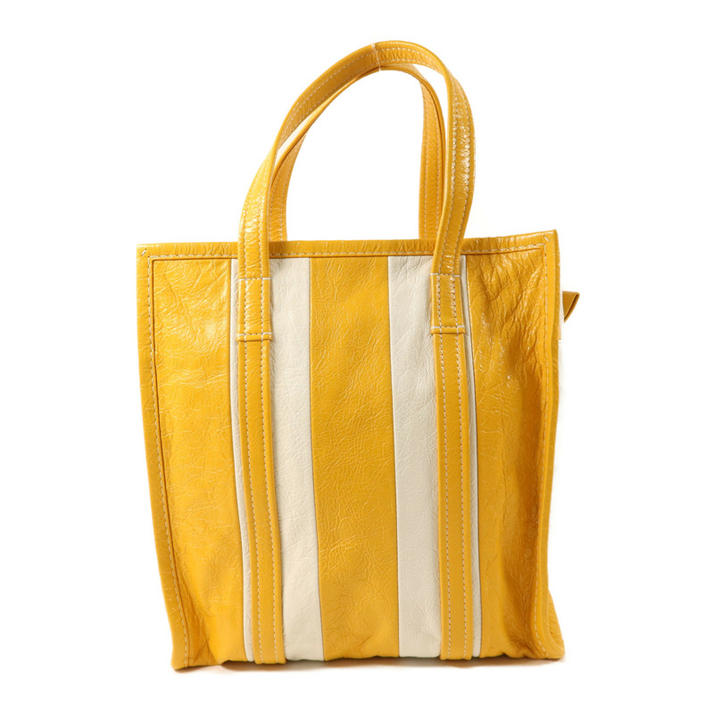 BALENCIAGA 牛皮皮革Bazar Shopper銀扣手挽肩背兩用袋-1