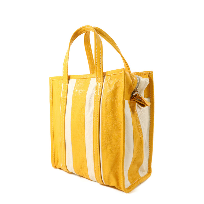 BALENCIAGA 牛皮皮革Bazar Shopper銀扣手挽肩背兩用袋-2