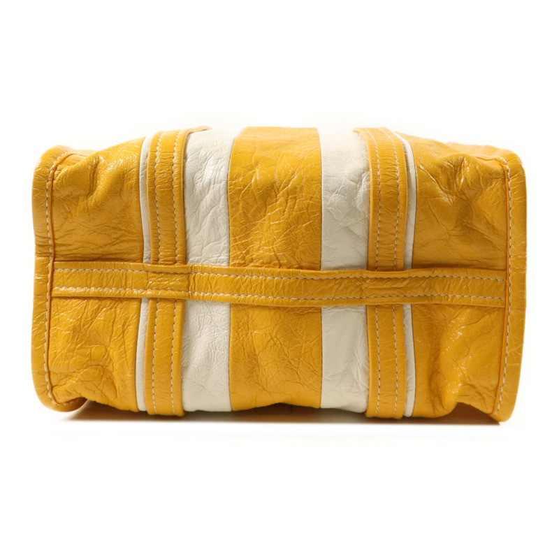 BALENCIAGA 牛皮皮革Bazar Shopper銀扣手挽肩背兩用袋-3