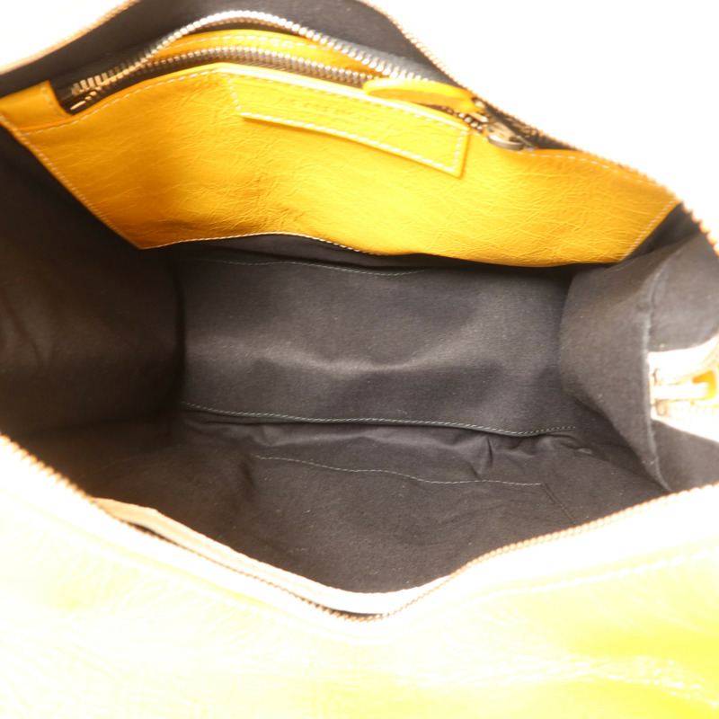 BALENCIAGA 牛皮皮革Bazar Shopper銀扣手挽肩背兩用袋-4