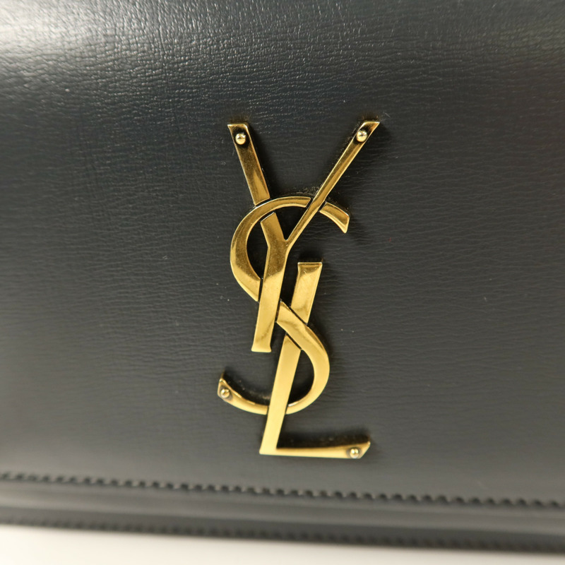 SAINT LAURENT 牛皮皮革Sunset金扣手挽肩背兩用袋-10