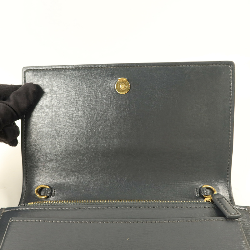 SAINT LAURENT 牛皮皮革Sunset金扣手挽肩背兩用袋-13