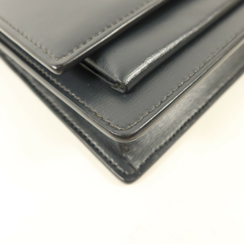 SAINT LAURENT 牛皮皮革Sunset金扣手挽肩背兩用袋-15