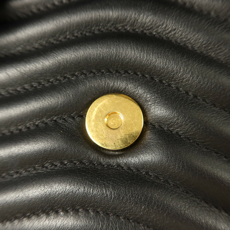 LOUIS VUITTON 牛皮皮革New Wave金扣手挽鏈帶肩背兩用袋-8