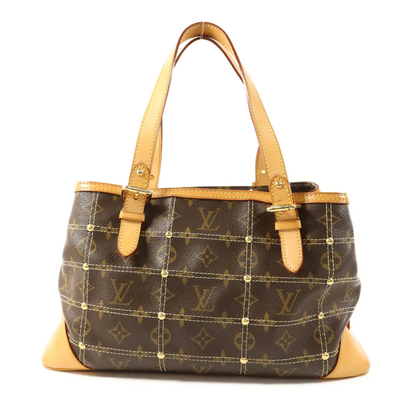 LOUIS VUITTON Monogram Riveting金扣肩背袋-1