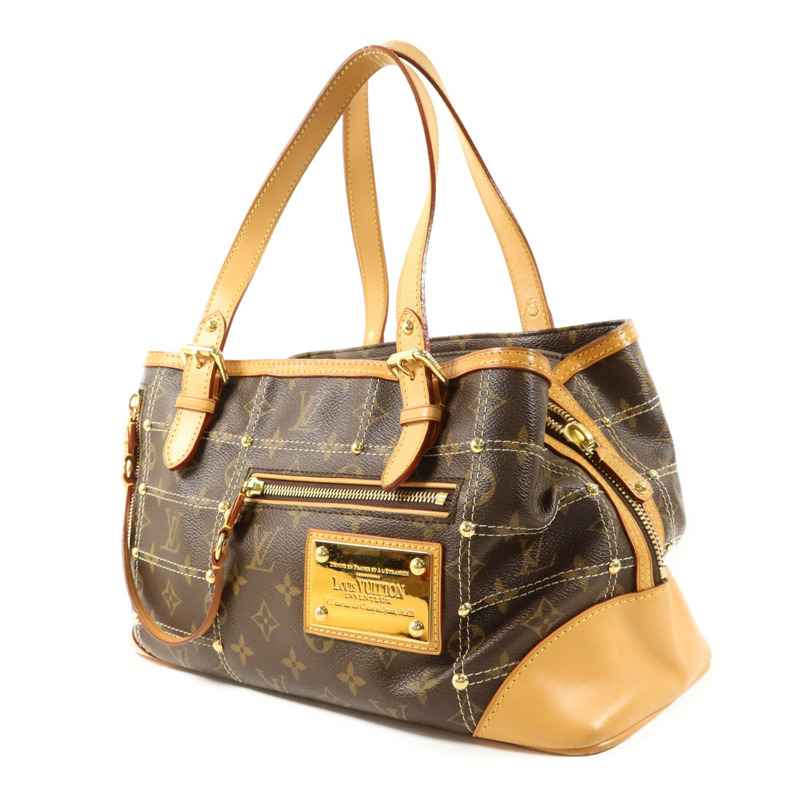 LOUIS VUITTON Monogram Riveting金扣肩背袋-2