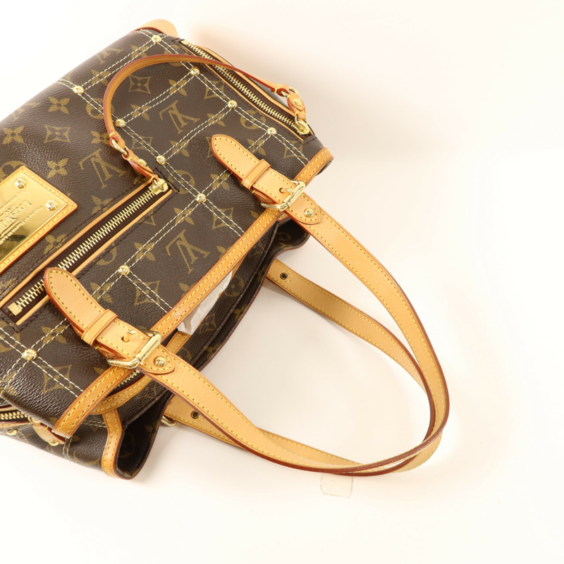 LOUIS VUITTON Monogram Riveting金扣肩背袋-7