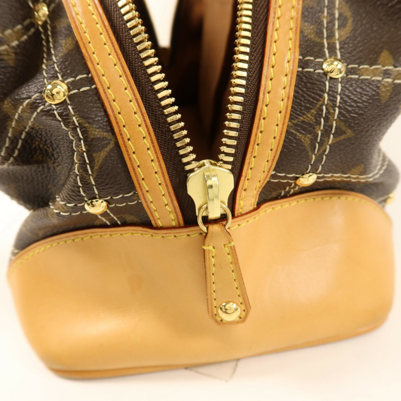 LOUIS VUITTON Monogram Riveting金扣肩背袋-10