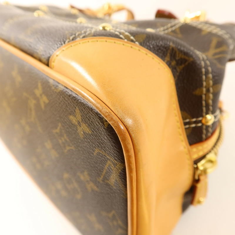 LOUIS VUITTON Monogram Riveting金扣肩背袋-13