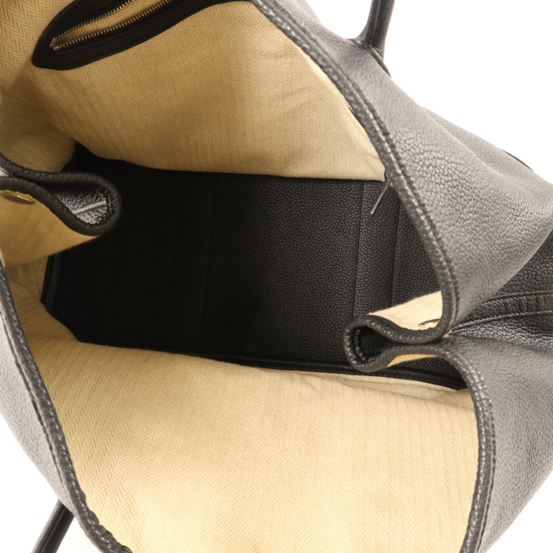 HERMES Negonda皮革GardenParty PM銀扣手挽袋-4