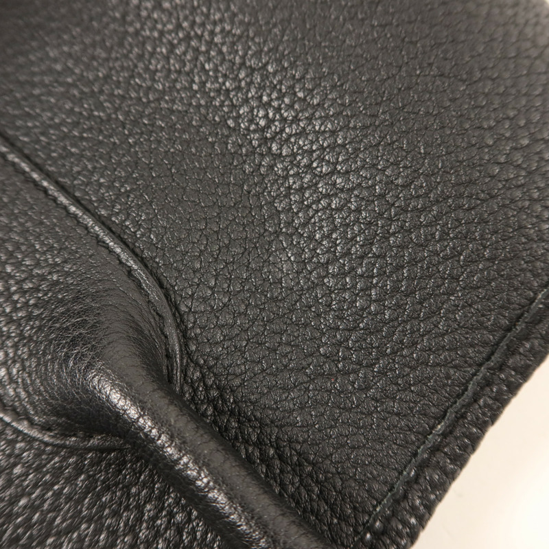 HERMES Negonda皮革GardenParty PM銀扣手挽袋-13
