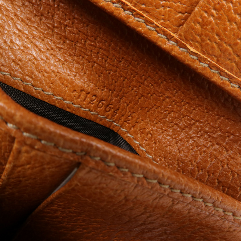 GUCCI 帆布/皮革Wallet金扣錢包-8