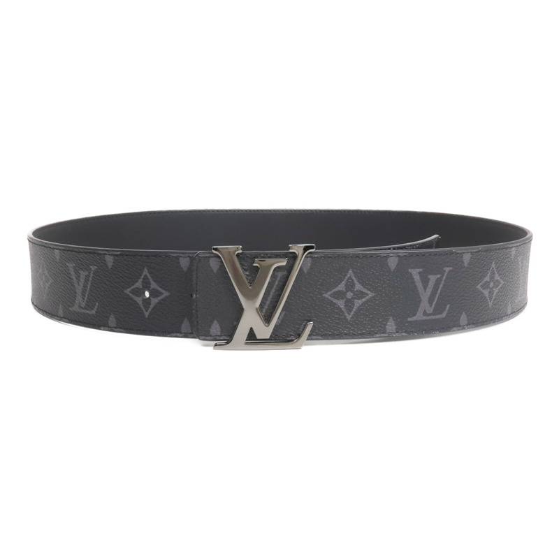 LOUIS VUITTON Monogram Eclipse Initiales Belt腰帶-1