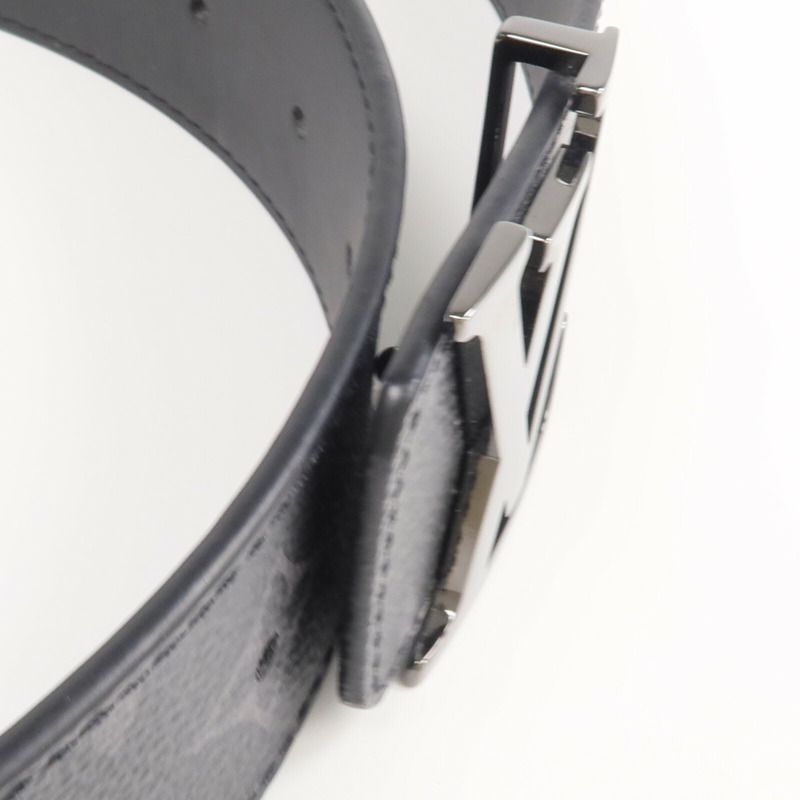 LOUIS VUITTON Monogram Eclipse Initiales Belt腰帶-5