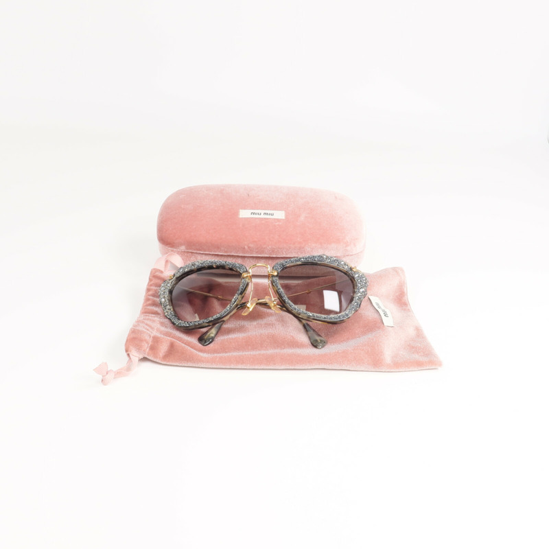 Miu Miu PVC/金屬Sunglasses太陽眼鏡-9