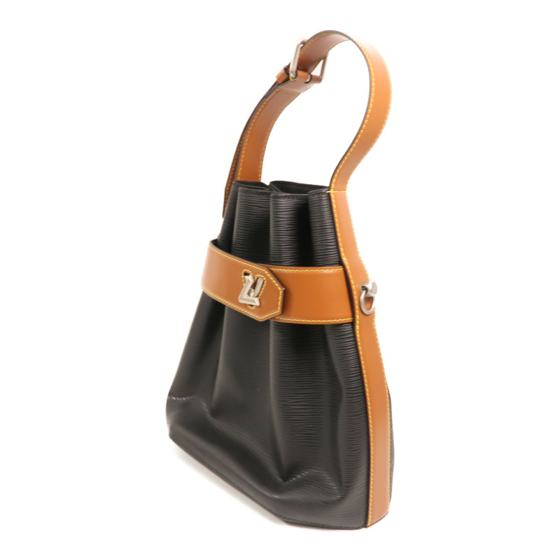 LOUIS VUITTON Epi Twist Bucket銀扣手挽肩背兩用袋-2