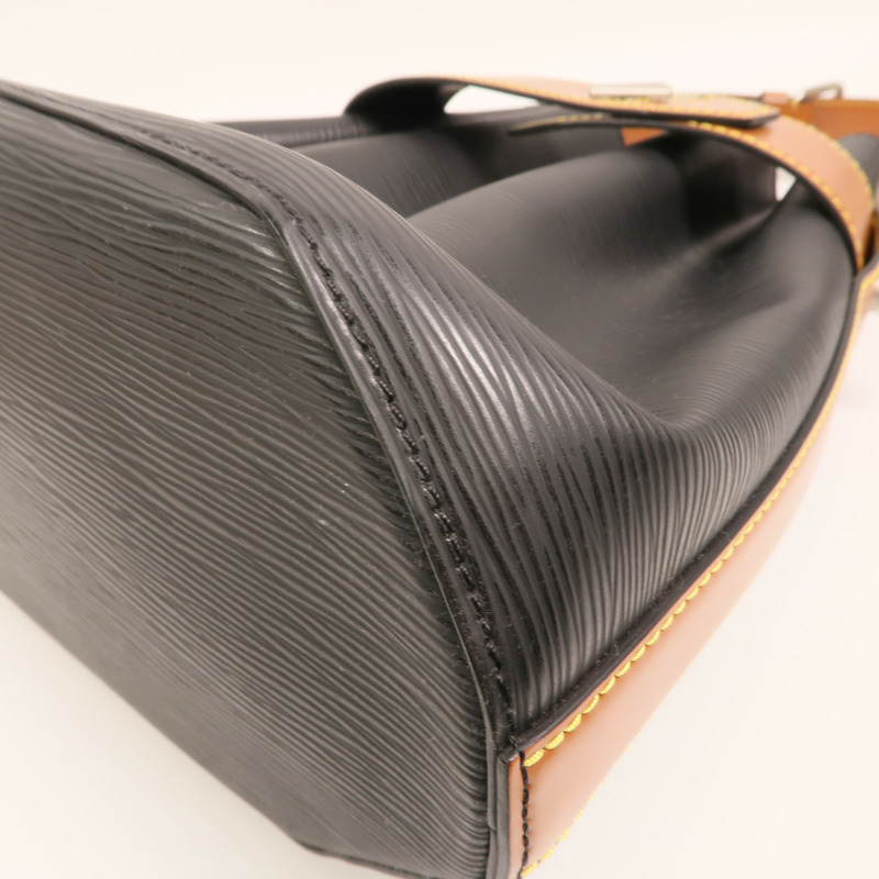 LOUIS VUITTON Epi Twist Bucket銀扣手挽肩背兩用袋-11