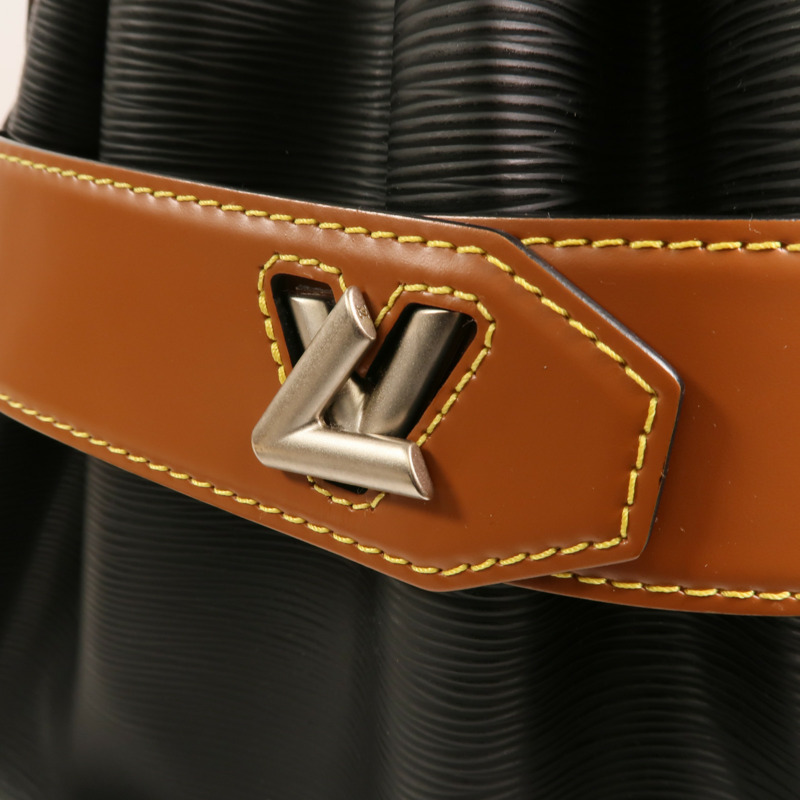 LOUIS VUITTON Epi Twist Bucket銀扣手挽肩背兩用袋-14