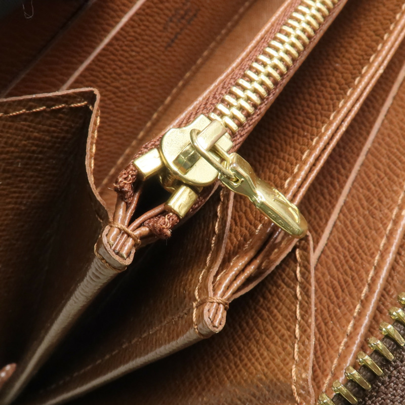 LOUIS VUITTON Monogram Zippy Long Wallet金扣長錢包-13