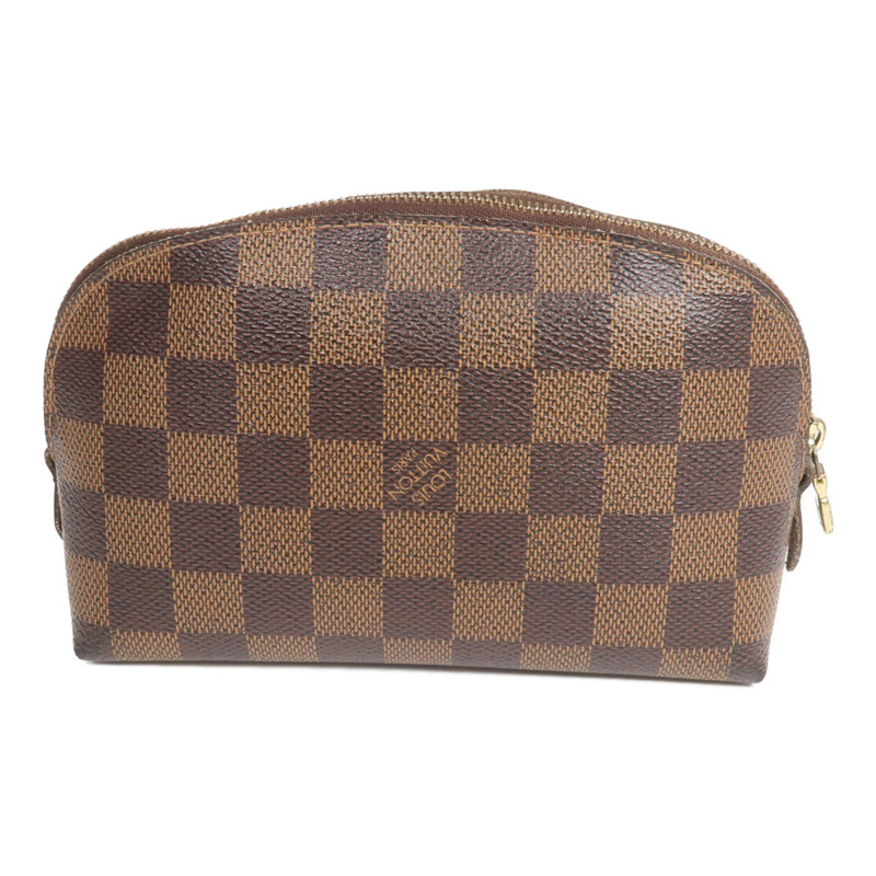LOUIS VUITTON Damier Cosmetic Pouch金扣化妝袋-1