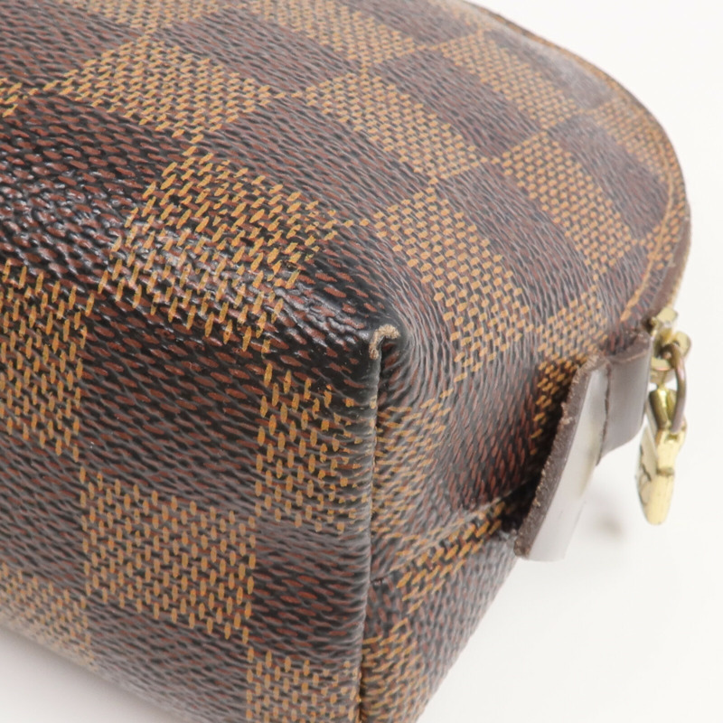 LOUIS VUITTON Damier Cosmetic Pouch金扣化妝袋-7
