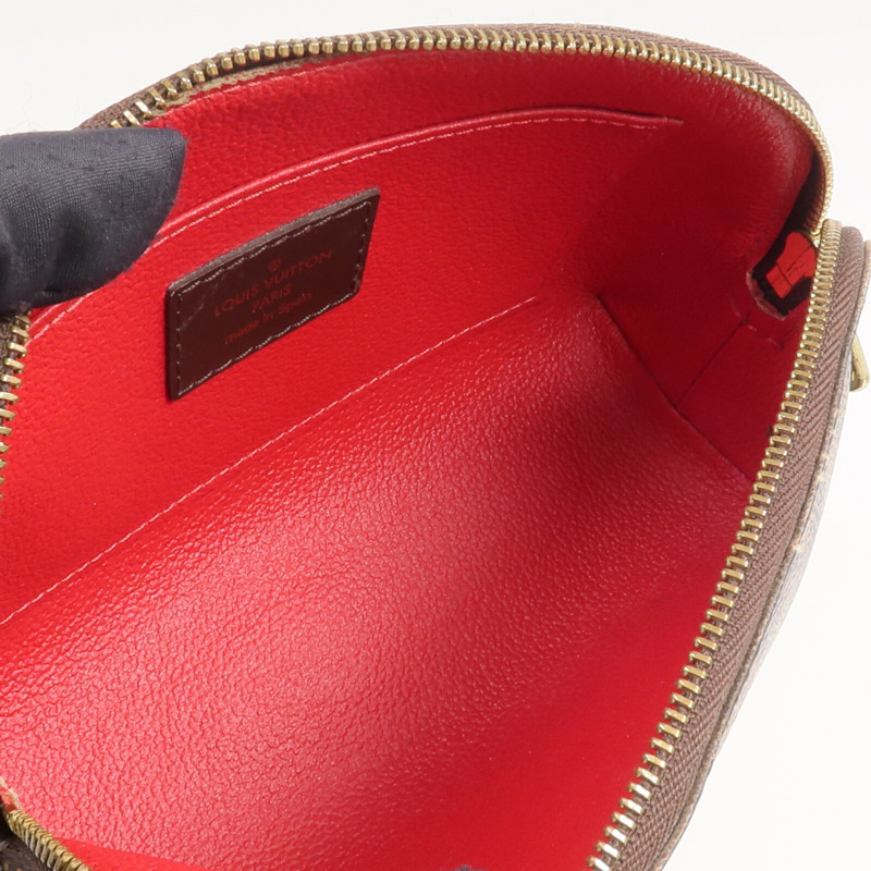LOUIS VUITTON Damier Cosmetic Pouch金扣化妝袋-10