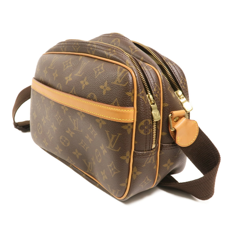 LOUIS VUITTON Monogram Reporter PM金扣肩背袋-2