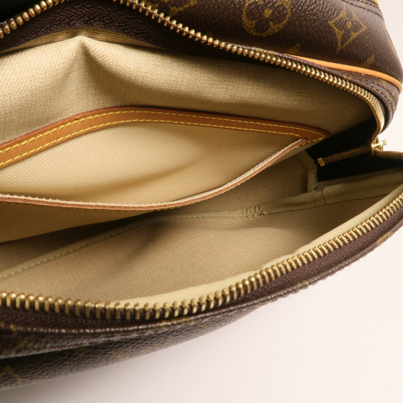 LOUIS VUITTON Monogram Reporter PM金扣肩背袋-4