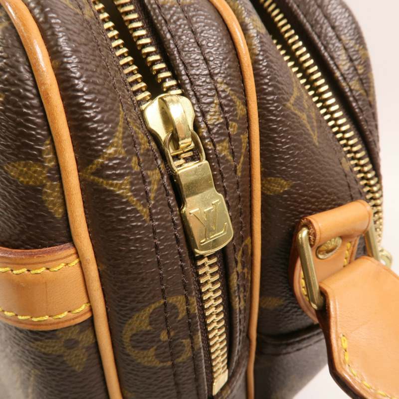 LOUIS VUITTON Monogram Reporter PM金扣肩背袋-13