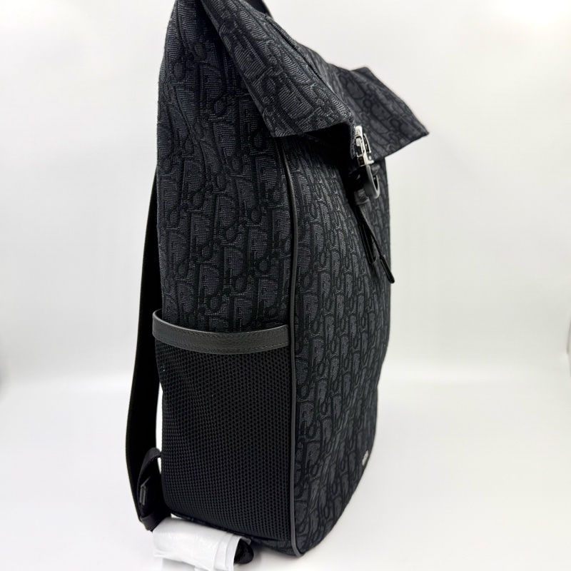 Dior8全新✨黑緹花捲蓋後背包1ESBA216YKY03EU-8