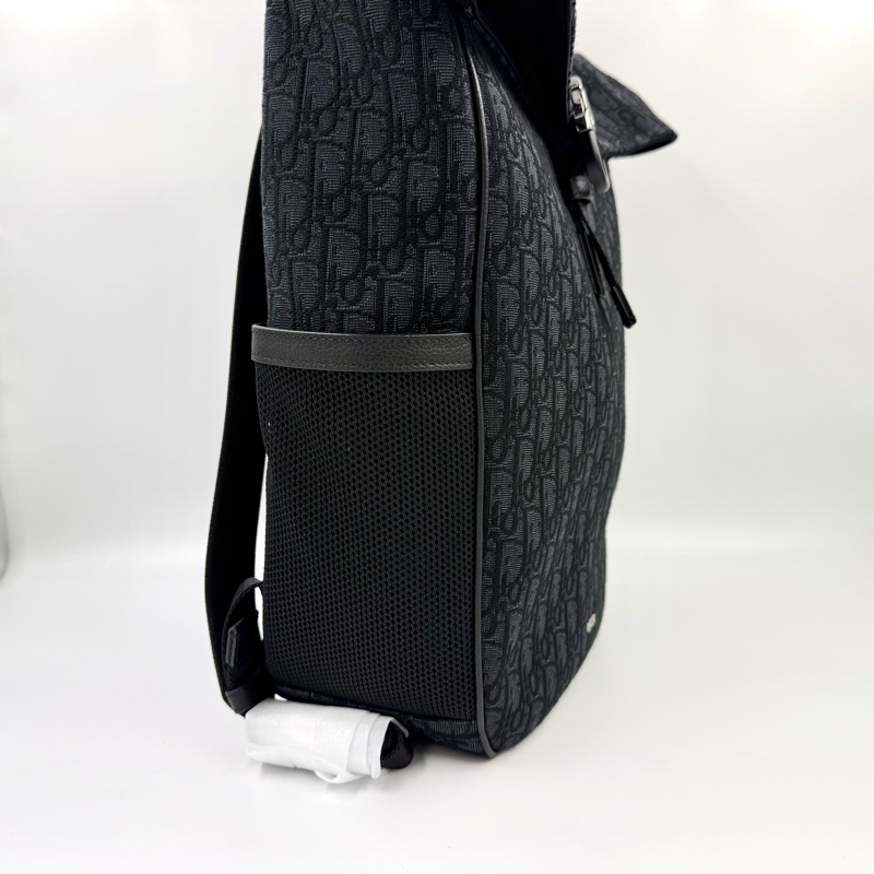 Dior8全新✨黑緹花捲蓋後背包1ESBA216YKY03EU-9