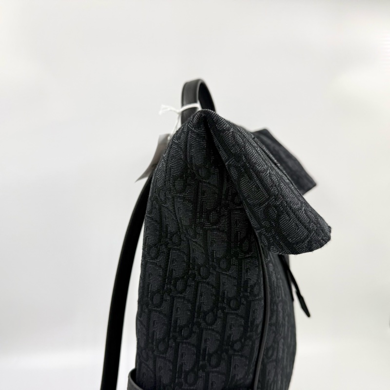 Dior8全新✨黑緹花捲蓋後背包1ESBA216YKY03EU-11
