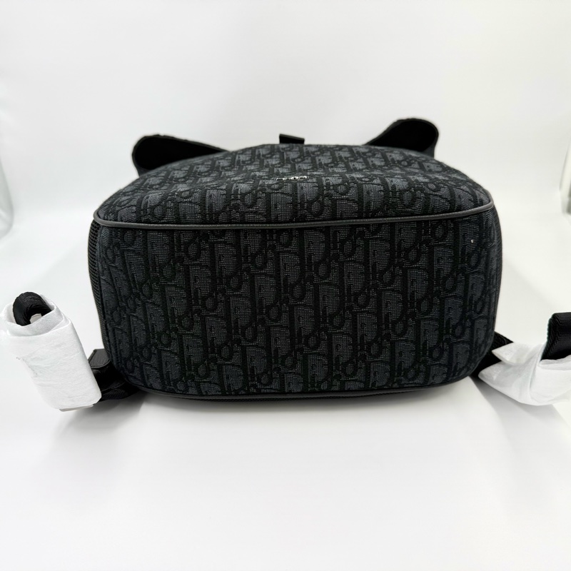 Dior8全新✨黑緹花捲蓋後背包1ESBA216YKY03EU-13