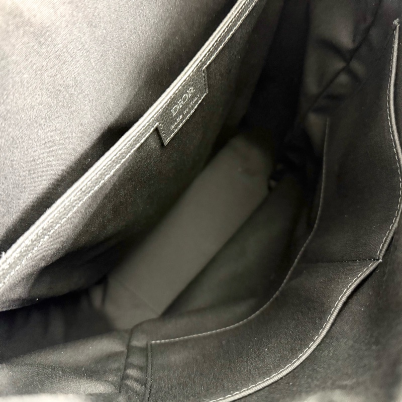 Dior8全新✨黑緹花捲蓋後背包1ESBA216YKY03EU-22