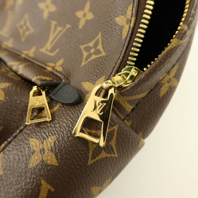 LOUIS VUITTON Monogram Palm Spring Backpack金扣背包-9