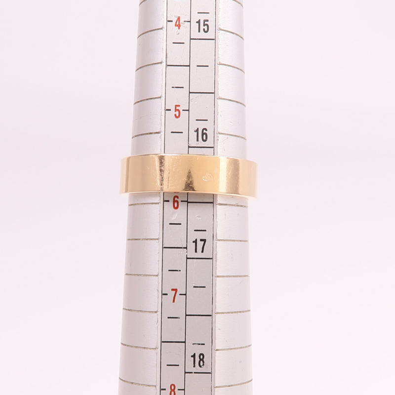 HERMES 18K玫瑰金Collier de chien Ring戒指US#5.75-7