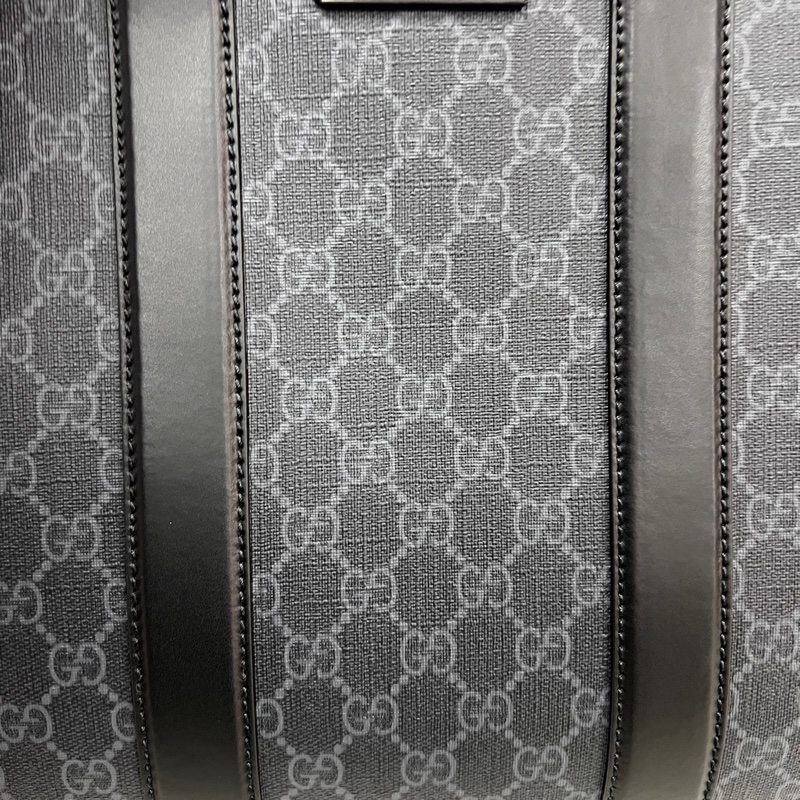 97新Gucci古馳黑色老花公文包 黑標035-5