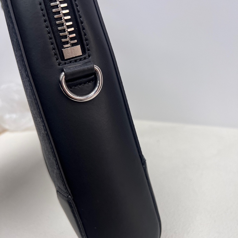 97新Gucci古馳黑色老花公文包 黑標035-6