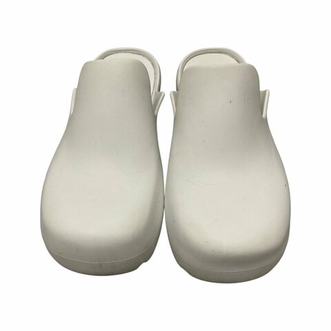 BOTTEGA VENETA 厚底矽膠拖鞋 白色 35號