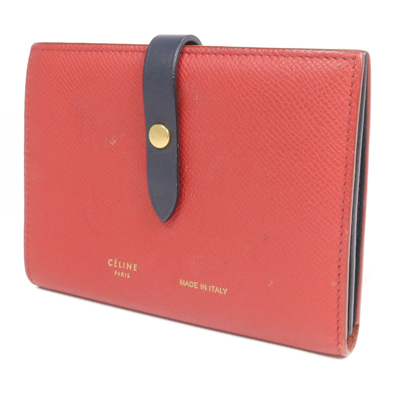 CELINE 牛皮皮革Wallet金扣錢包-2