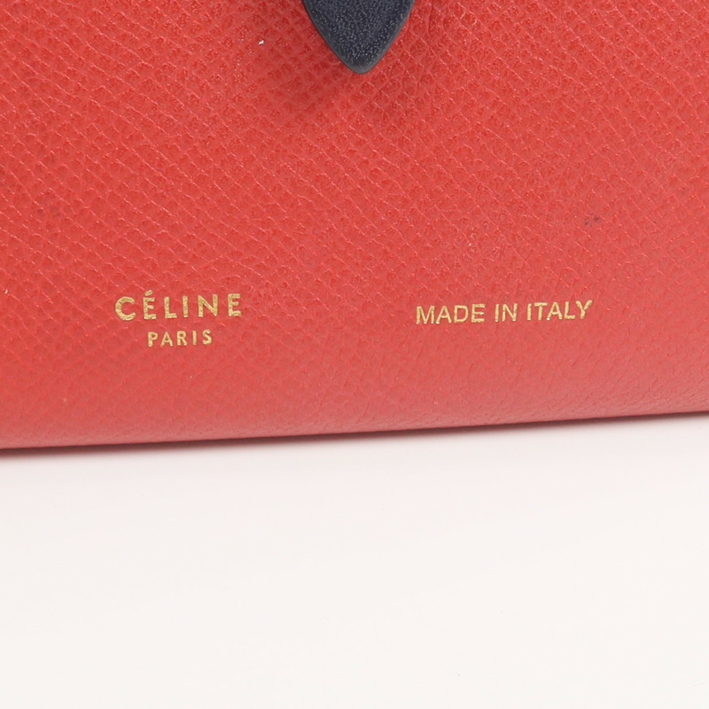 CELINE 牛皮皮革Wallet金扣錢包-13