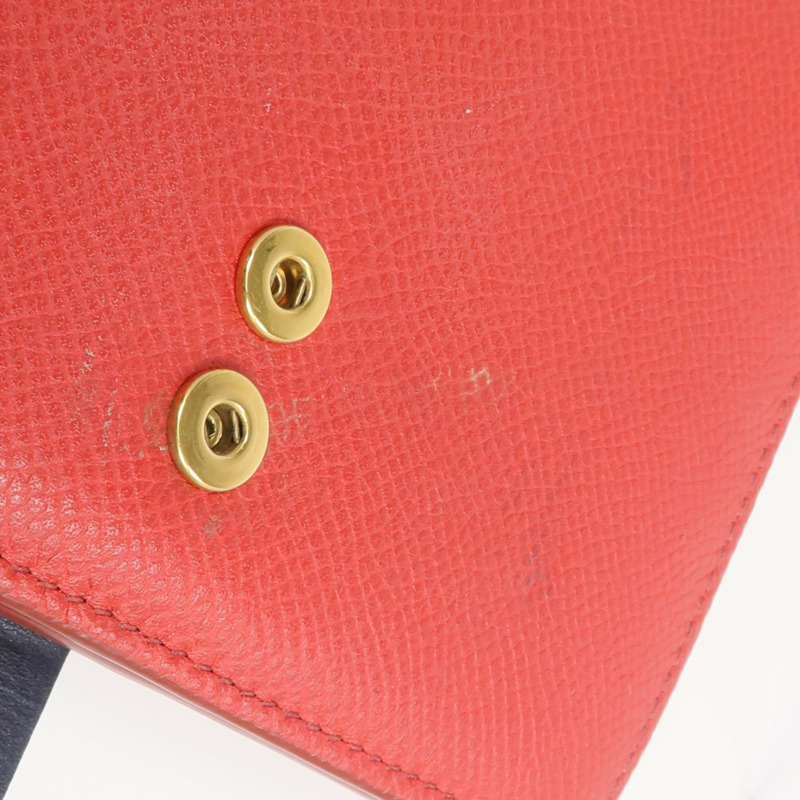 CELINE 牛皮皮革Wallet金扣錢包-14