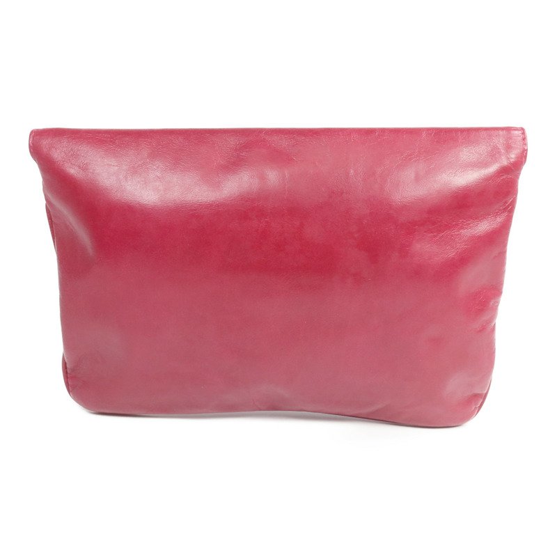 MARC JACOBS 牛皮皮革Pouch金扣手拿包-1