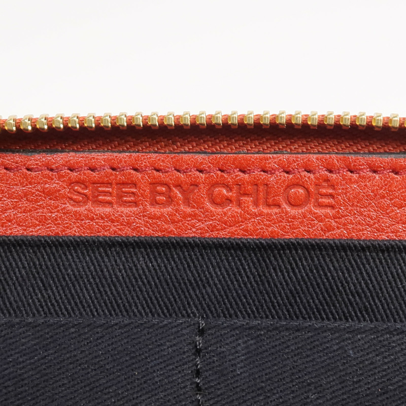 SEE BY CHLOE 牛皮皮革Long Wallet金扣長錢包-11