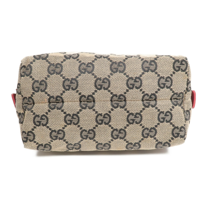 GUCCI 帆布Cosmetic Pouch金扣化妝袋-3