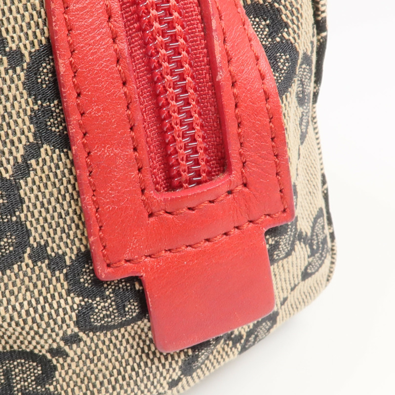 GUCCI 帆布Cosmetic Pouch金扣化妝袋-6