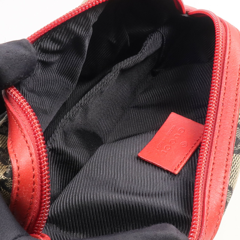 GUCCI 帆布Cosmetic Pouch金扣化妝袋-7