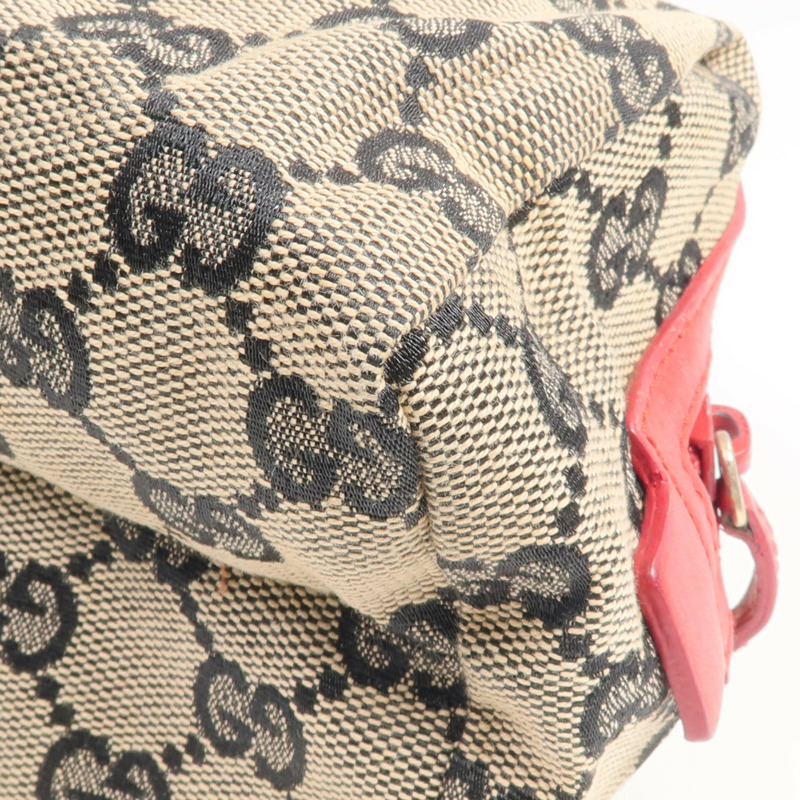 GUCCI 帆布Cosmetic Pouch金扣化妝袋-10