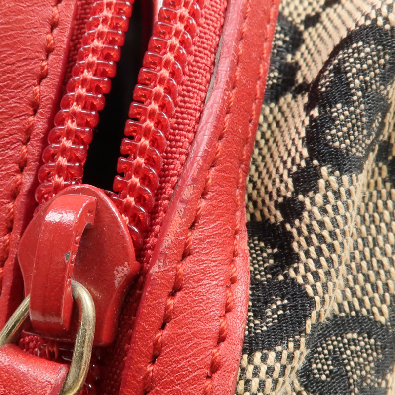 GUCCI 帆布Cosmetic Pouch金扣化妝袋-14